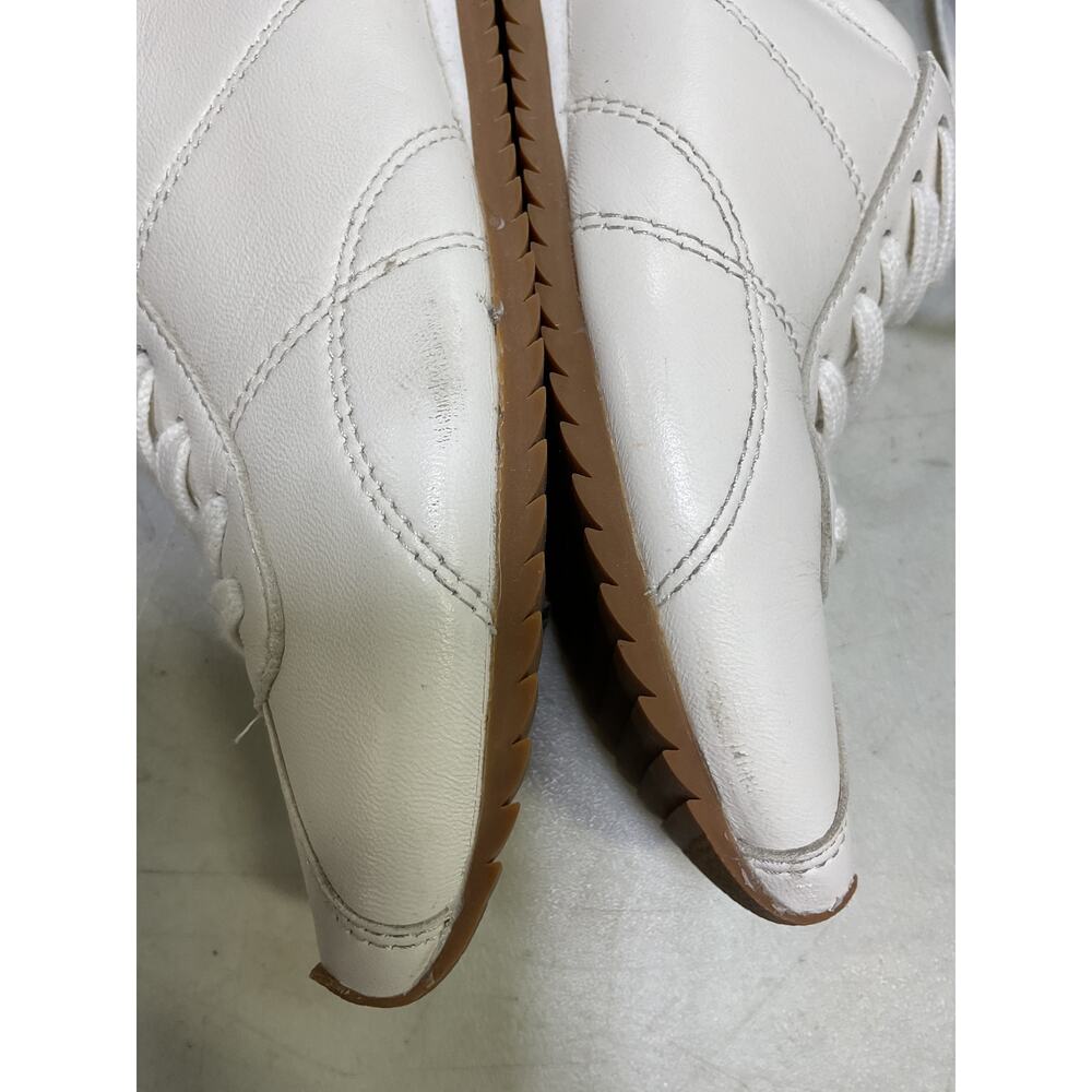 J.Crew Classic White Rec Sneakers Size 5 - Picture 2 of 9